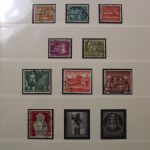Briefmarken-Posten Deutschland (BRD) und Berlin in Vordruckalben