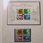 Briefmarken-Posten Deutschland (BRD) und Berlin in Vordruckalben