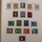 Briefmarken-Posten Deutschland (BRD) und Berlin in Vordruckalben