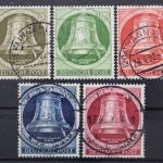 Berlin, MiNr. 82-86, gestempelt
