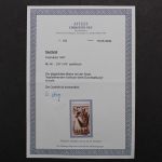 Saarland, MiNr. 237 II KF, Fotoattest Ney