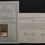 Deutschland (BRD), MiNr. 121 Probedruck mit Wasserzeichen, postfrisch
