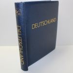 KABE, blauer Klemmbinder mit Aufdruck "Deutschland"