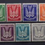Deutsches Reich, MiNr. 344-350 X, postfrisch, BPP Fotoattest