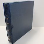 Leuchtturm, blauer Drehstabbinder, Aufdruck "Deutschland - Bundesrepublik" incl. Kassette