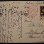 Finnland, Luftpostbeleg 1933 nach Berlin, roter Luftpoststempel