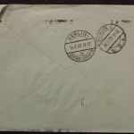 Finnland, Luftpostbeleg 1932 nach Berlin, roter Luftpoststempel