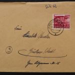 Deutsches Reich, MiNr. 908 auf Brief ab Neustrelitz nach Güstrow