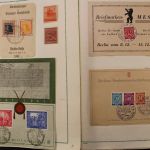 Sowjetische Zone und DDR 1945-1959, gute Teilsammlung mit Dienstmarken