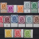 Deutschland (BRD), MiNr. 123-138, viele Randstücke, postfrisch, BPP Fotoattest