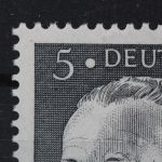 Deutschland (BRD), MiNr. 635 weisser Punkt neben der "5", postfrisch