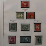 Briefmarken Deutschland-Posten mit BRD und Saarland / Saargebiet