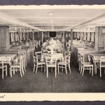 Bremen, Reederei Schreiber, Salon im M. S. "Oceana"