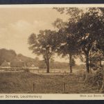 Bremen, Bremer Schweiz, Leuchtenburg, Blick aus Bruns Garten