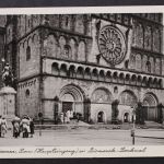 Bremen, Dom (Haupteingang und Bismarck-Denkmal