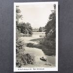 Aschaffenburg, am Main, Park Schönbusch, Ruderboot