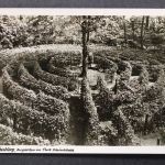 Aschaffenburg, am Main, Irrgarten im Park Schönbusch