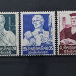 Deutsches Reich, MiNr. 562, 563, 564, Falz