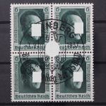 Deutsches Reich, MiNr. 650 Viererblock, gestempelt