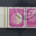 Deutschland (BRD), MiNr. WZ 9 PF II, gestempelt
