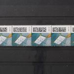 Deutschland (BRD), MiNr. 3647+EAN R, Fünferstreifen, ZN 60, postfrisch