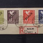 Berlin, MiNr. 17-20, Briefstück, BPP Signatur