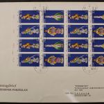 DDR, MiNr. 2468-2471 Kleinbogen, DV 1, FDC