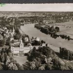 Hanau, Main, Teilansicht, Schloß Philipsruhe, Luftbild