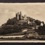 Bornhagen, Blick zur Burgruine Hanstein