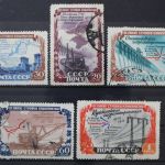 Sowjetunion, MiNr. 1601-1605, gestempelt