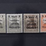 Marienwerder, MiNr. 22-25, Falz