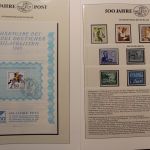 500 Jahre Post, große hochwertige Sammlung in 4 Alben