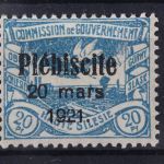 Oberschlesien, MiNr. 32, Falz