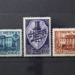 Sowjetunion, MiNr. 1292-1294, Falz