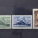 Sowjetunion, MiNr. 1085-1087, Falz