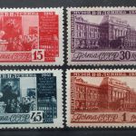Sowjetunion, MiNr. 821-824, Falz