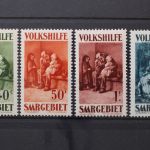Saargebiet, MiNr. 135-138, Falz
