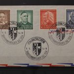 Deutschland (BRD), MiNr. 173-176 SST München, Briefstück