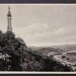Trier, Mariensäule, Blick auf's Moseltal