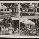Bad König, Odenwald, Kurhotel, Kurgarten-Wandelhalle, Weyprechtstempel