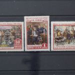 Sowjetunion, MiNr. 1756-1758, Falz