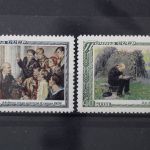 Sowjetunion, MiNr. 1044-1045, Falz