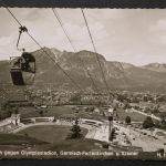 Garmisch-Partenkirchen, Eckbauerbahn gegen Olympiastadion, Ort, Kramer