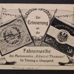 Fahnenweihe des Marinevereins "Admiral Thomsen" für Tönning u. Umgegend
