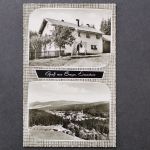 Bayerisch Eisenstein, unbekanntes Haus, Blick zum Ort