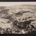Brunndöbra OT v. Klingenthal, Ortsansicht mit Aschberg
