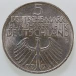 Deutschland (BRD), 5 DM Germanisches Museum, 1952, Vorzüglich / Extremely fine