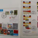 Olympische Spiele 1972, große Motivsammlung in 4 Vordrucken