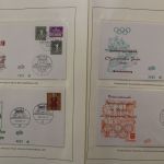 Olympische Spiele 1972, große Motivsammlung in 4 Vordrucken