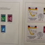 Olympische Spiele 1972, große Motivsammlung in 4 Vordrucken